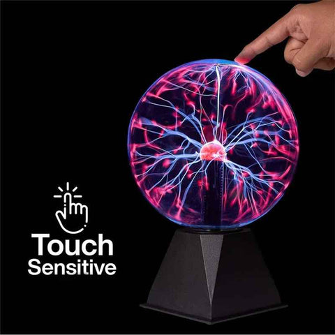 Magic Plasma Ball Lamp Touch Sensitive Atmosphere- Night Light Novelty Lamp.